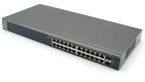 Netgear GS724TR-100NAS Smart 24-Port Prosafe Gigabit Smart Switch - Picture 1 of 3