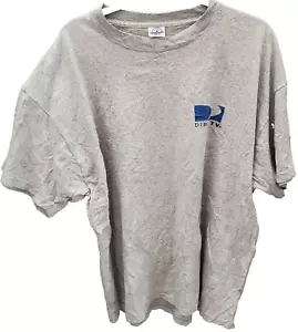 NFL Sunday Ticket Graphic T-Shirt DIRECT TV Size XL Grey Short Sleeve Shirt - Picture 1 of 6