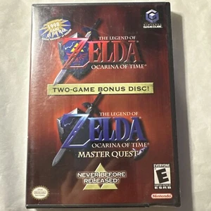 Legend Of Zelda Ocarina Of Time Master Quest Nintendo GameCube Promo Disc CIB - Picture 1 of 4