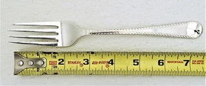 English Sterling Silver Bright-cut Fork Hallmarked William Elliot 1820 - Picture 1 of 12
