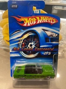 Hot Wheels '64 Lincoln Continental #072 Tag Rides - Green - Picture 1 of 1