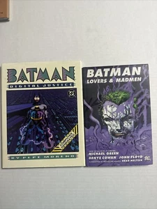 Batman DIGITAL JUSTICE Graphic Novel Hardcover & Lovers And Madmen Hardcover - Bild 1 von 5