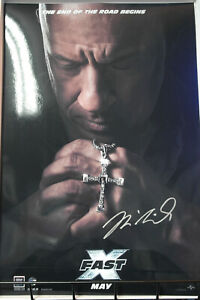 13x19 - Autographed Poster - Fast X - Vin Diesel  + COA