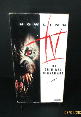Howling IV:  The Original Nightmare (VHS 1992) Romy Windsor, Michael T. Weiss - Image 1 of 3