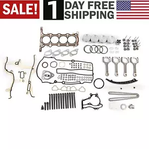 Engine Pistons Overhaul Rebuild Kit Con Rods For Chevy Cruze Buick 1.4L 11-16 US - Bild 1 von 9