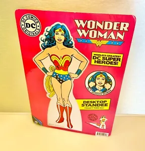 Wonder Woman Comic Art Image 10.75" Desktop Standee, NEW UNUSED SEALED - Picture 1 of 3