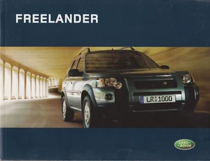 Folleto Landrover Freelander 2003 Especificaciones Equipamiento Precios Accesorios - Imagen 1 de 4