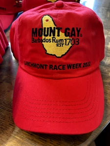 ¡NUEVO! Ron Mount Gay Barbados Larchmont Race semana 2022 Yacht Club Sombrero Rojo - Imagen 1 de 5
