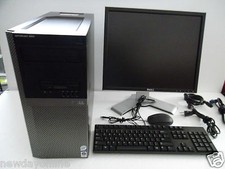 Dell Optiplex 960 Intel 3.0GHz 160GB 4GB DVDRW w/19" Dell LCD Monitor Keyb Mouse