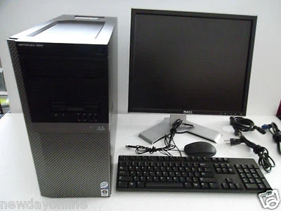 Dell Optiplex 960 Intel 3.0GHz 160GB 4GB DVDRW w/19" Dell LCD Monitor Keyb Mouse - Image 1 of 4