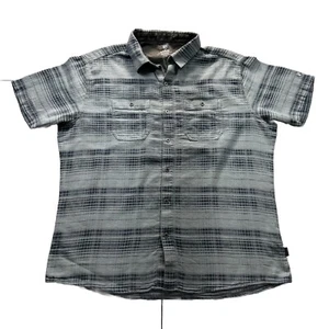 Kuhl Skorpio Hemd Herren XL blau Leinenmischung Kurzarm Klassik Fit kariert - Bild 1 von 6