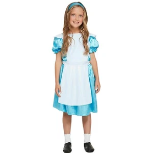Princess Alice Costume Girls Fancy Dress Outfit Child Kids Fairytale Book Week - Picture 1 of 5