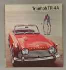 Triumph Tr-4A Brochure Tri Fold Design Excellent Condition