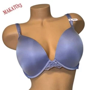 Victoria's Secret 36DDD Dream Angels Push-Up Bra Plunge Lace Lavender Underwire - Picture 1 of 7