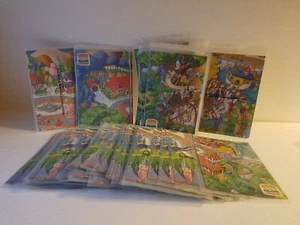 Lot Of 72 Burger King Kids Club Disneyland Maps in Sealed Bags  - Picture 1 of 4