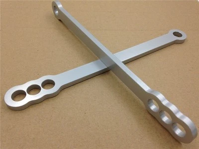 Eslabones descensores cromados para Kawasaki ZX6R ZX636 ZZR600 Ninja ZX9R 9R ZX12R ZX-12R Foto 1 de 3