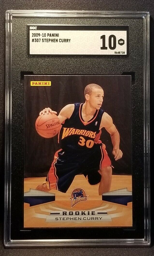 2009-10 PANINI #307 STEPHEN CURRY ROOKIE SGC 10 GEM MINT WARRIORS 📈 POP 3