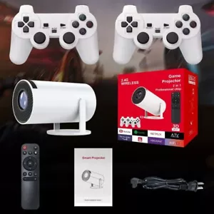 Projection Game Console 4K Image Quality 20000+ Games with 2 wireless Controller - Picture 1 of 11