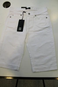 Pantalones cortos vaqueros de mujer Jette Joop BERMUDA blancos nuevos talla 26 - Imagen 1 de 6