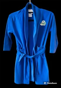 *Disney Store Toy Story Boy's Robe Size Medium Blue Buzz Lightyear Embroidered* - Picture 1 of 5