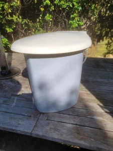 Original Elsan Oxford Portable Chemical Toilet 25l Brand New Boxed Grey / Cream - Picture 1 of 6