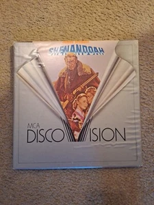 Discovision Laserdisc Shenandoah Movie James Jimmy Stewart Used 1978 2 LDs Rare - Picture 1 of 3