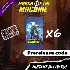 March of the Machine 6 Boosters Prerelease Code MTG Arena card ⚡Auto⚡