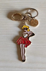 Portachiavi Liu Jo Pin UP (PinUp) donna ragazza - Color Oro - NUOVO - Imagen 1 de 2
