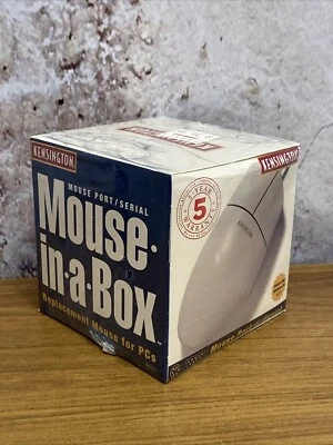 New Vintage Kensington Mouse in a Box Model 64211 PS2 Serial Port Old Stock A3 - Image 1 of 4