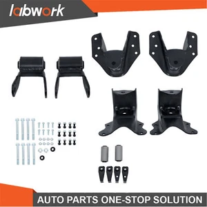 Labwork Real Leaf Spring Forward Rearward Hangers and Shackles 1999-07 For Ford - Picture 1 of 12