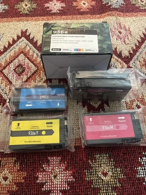 936e Ink Cartridges compatible OfficeJet Pro 9110 9120 9135e 9730e ink 4 Pack - Image 1 of 4