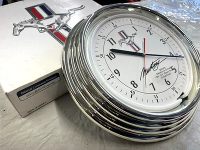 Reloj de Pared Ford Mustang NEON Taxor Inc. LIC#19691 Nuevo en Caja Calidad Hecho Foto 1 de 4