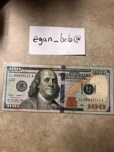 $100 note 100 dollar bill  2009A ALL in descending order INCLUDING LETTERS rare - Picture 1 of 4