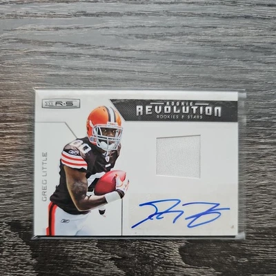 2011 Rookies and Stars Rookie Revolution RPA #11 Greg Little /50 BROWNS   - Image 1 of 2