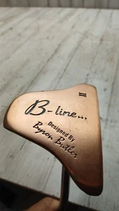 B-LINE 2 Designed By BYRON BUTLER LARGE MALLET PUTTER RH STEEL 35" ⛳ GUC RARE - Picture 1 of 8