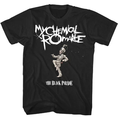 Camiseta My Chemical Romance Desfile Negra Para Hombres Música Rock Clásica Banda Camiseta Negra Foto 1 de 3