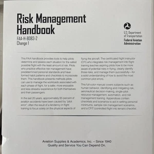 Risk Management Handbook : FAA-H-8083-2 Federal Aviation Administration - Picture 1 of 3