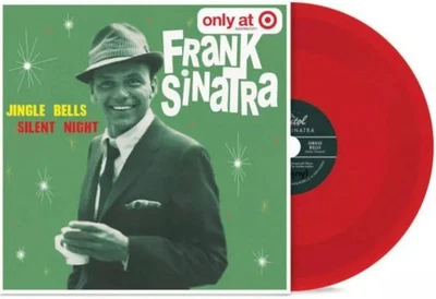 FRANK SINATRA SEALED TINY VINYL JINGLE BELLS SILENT NIGHT 4" RED NEW SHIPS TODAY - Image 1 of 4