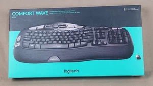 Logitech Comfort Wave Wireless Keyboard K350 NEW SEALED - Picture 1 of 13