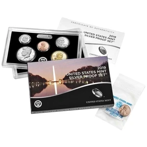 2019-S U.S. Silver Proof Set with additional West Point Rev. Proof Penny - Picture 1 of 4