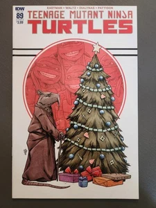 Teenage Mutant Ninja Turtles #89 1st Print Christmas IDW Comics Eastman - Picture 1 of 10