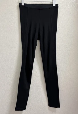 Pantalones Legging Vince Cintura Elástica Elastizados Negros Para Mujer Medianos Foto 1 de 4