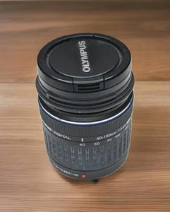 Lente Olympus OM System Zuiko Digital ED 40-150 mm f/4-5,6 R (negro) *usado* - Imagen 1 de 4