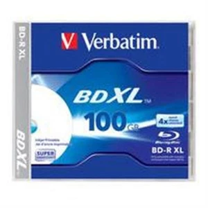 Verbatim BD-R XL 100 GB Jewel-Case BD-R 4x bedruckbar - Bild 1 von 4
