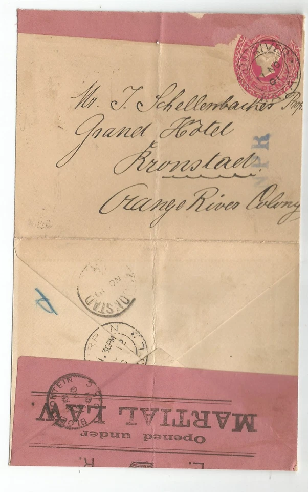 Sudáfrica Natal cubierta censurada - abierta para exhibición Foto 1 de 1