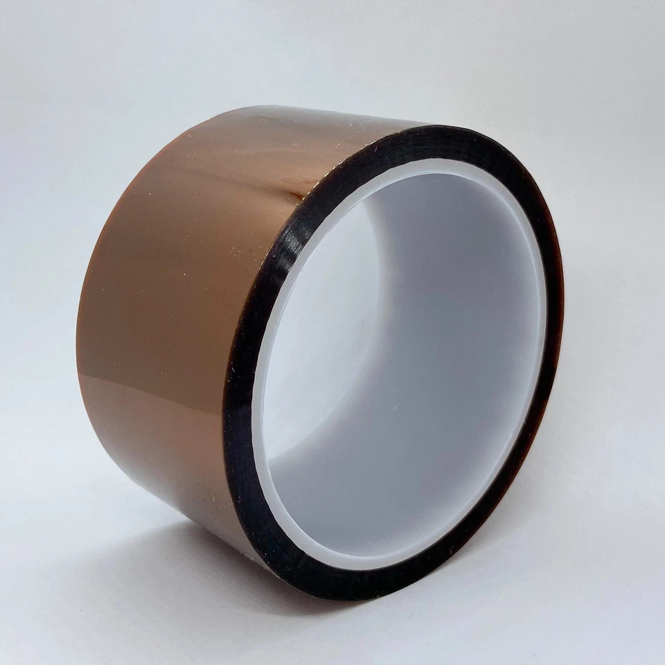 MWRF SOURCE 40mm X 33m (1.6" X 36 yd) High Temperature Heat Resistant Kapton Tape Polyimide