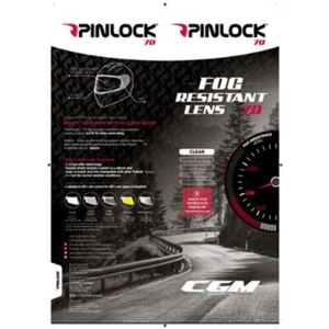 PINLOCK 70 ahumada 75 % para cascos CGM ITALIA y SKA-P - Imagen 1 de 2