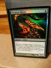 Magic the Gathering Virulent Sliver  Premium Deck Series: Slivers -  Foil NM