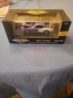 Ertl American Muscle 1/43   1971 Purple Cuda In The Box - Image 1 of 4