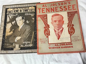 1915 Back Home in Tennessee by Robe, Jerome Intro Al Jolson Antique Sheet Music - Picture 1 of 14